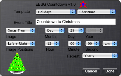 Back of the Widget